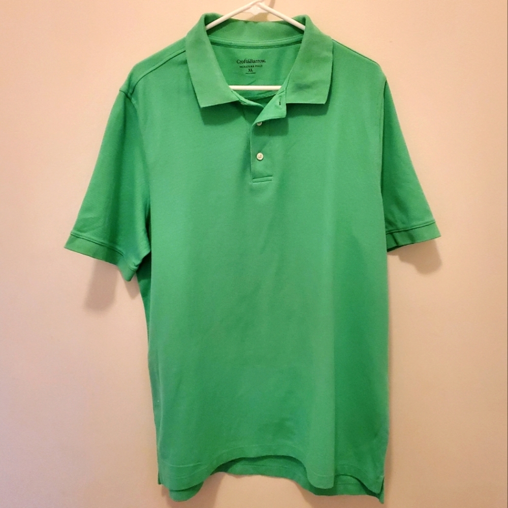 📣5 for $20!📣 Croft & Barrow Signature Polo Light Green Shirt Size2 XL